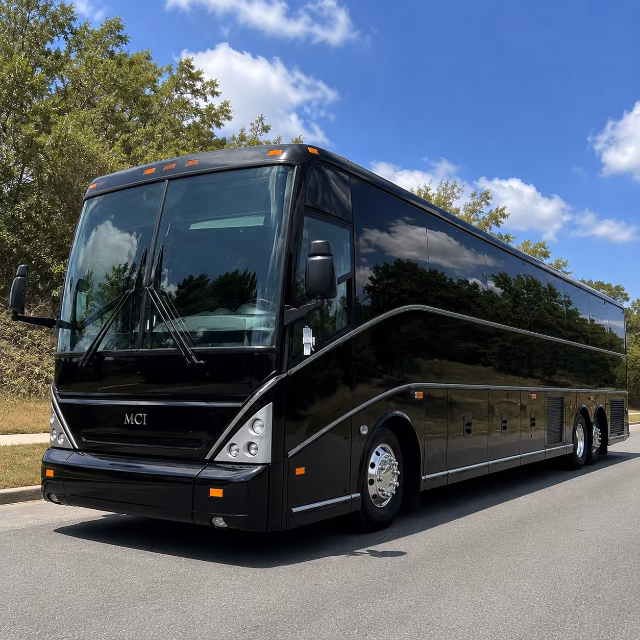 boston 56 passenger charter bus