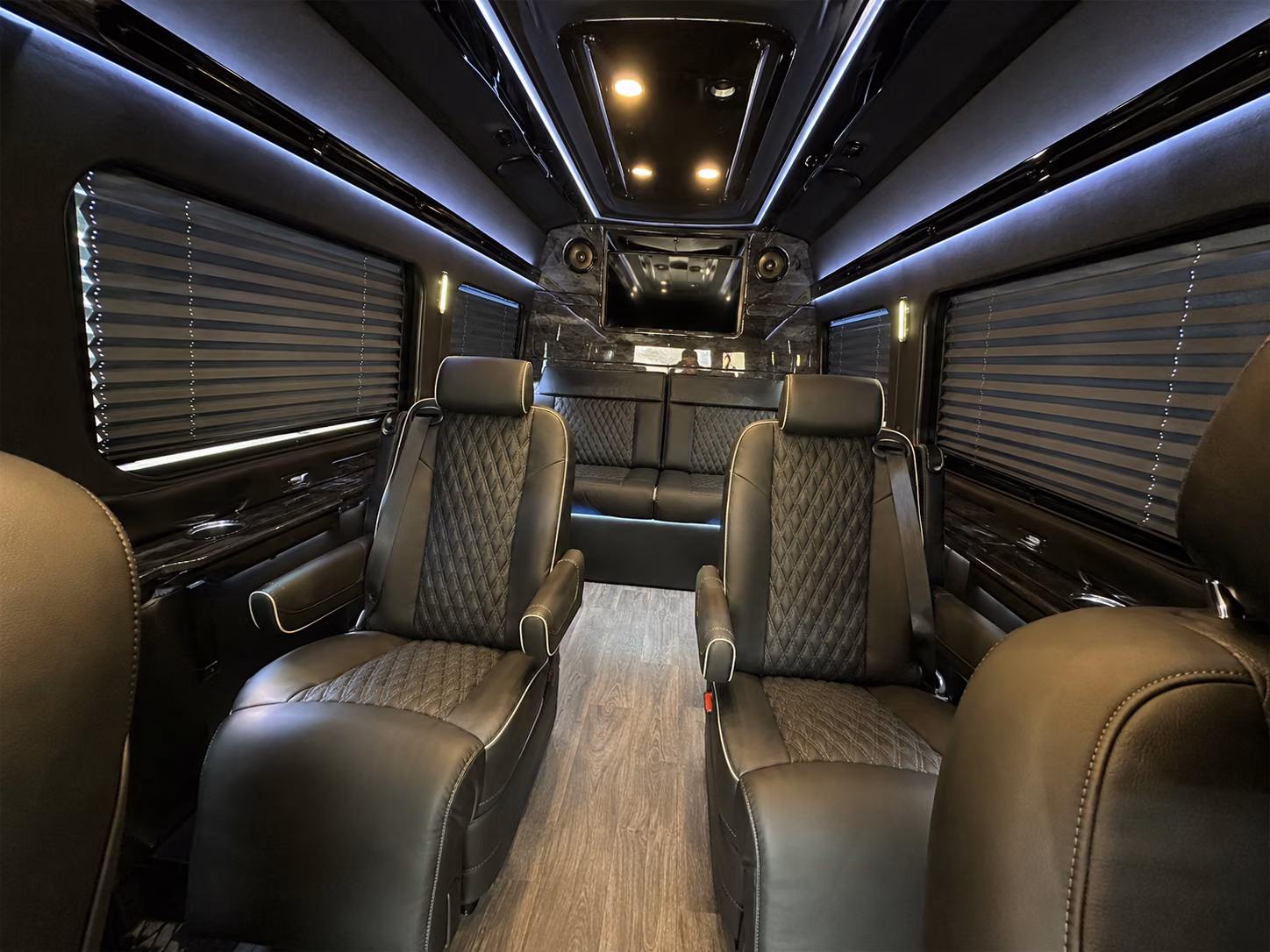 boston sprinter van with driver inside