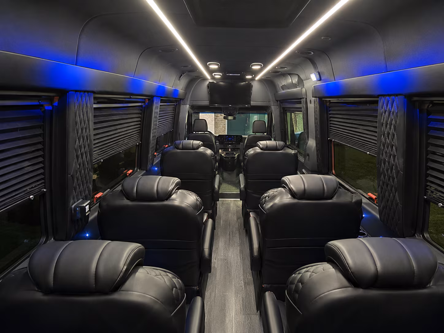 boston sprinter van with driver interior