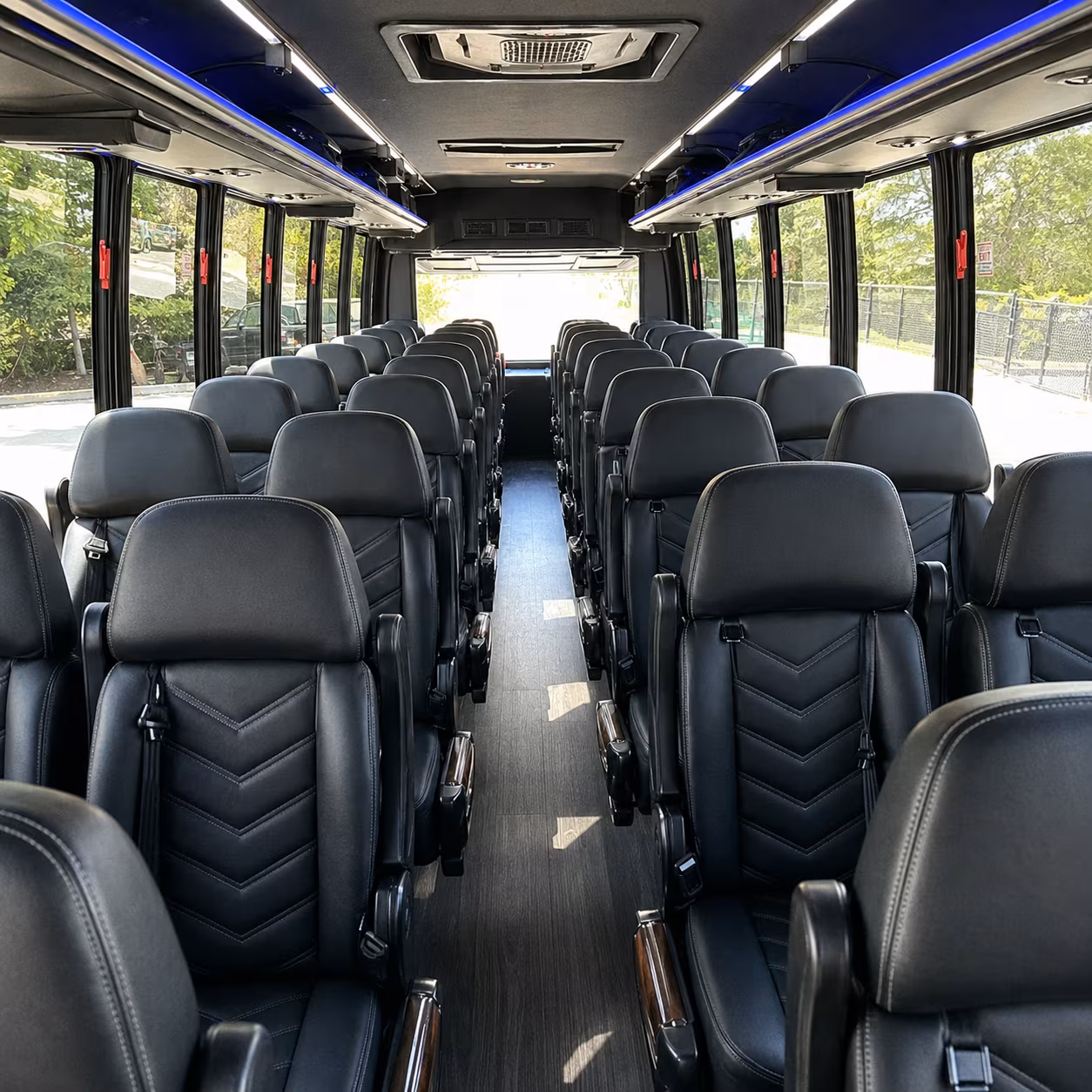 corporate wine tour bus rentals and group shuttle service around greater boston