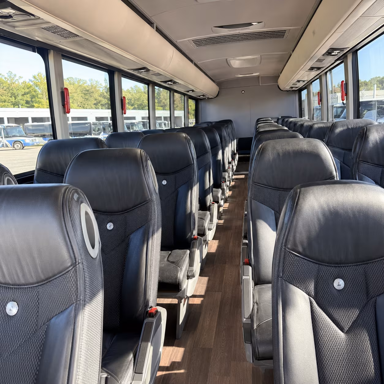 logan airport charter bus rentals for convention conference groups