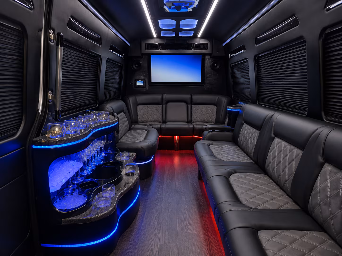 sprinter limo and van rentals for boston prom couples and small groups
